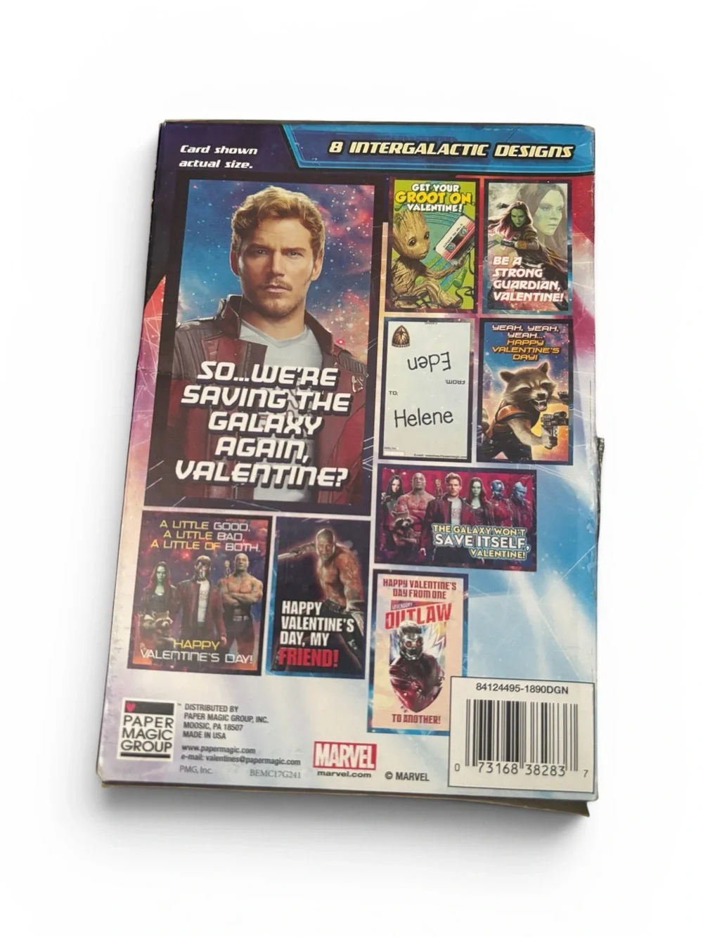 Guardians of The Galaxy Volume 2 Valentines Day Cards-32